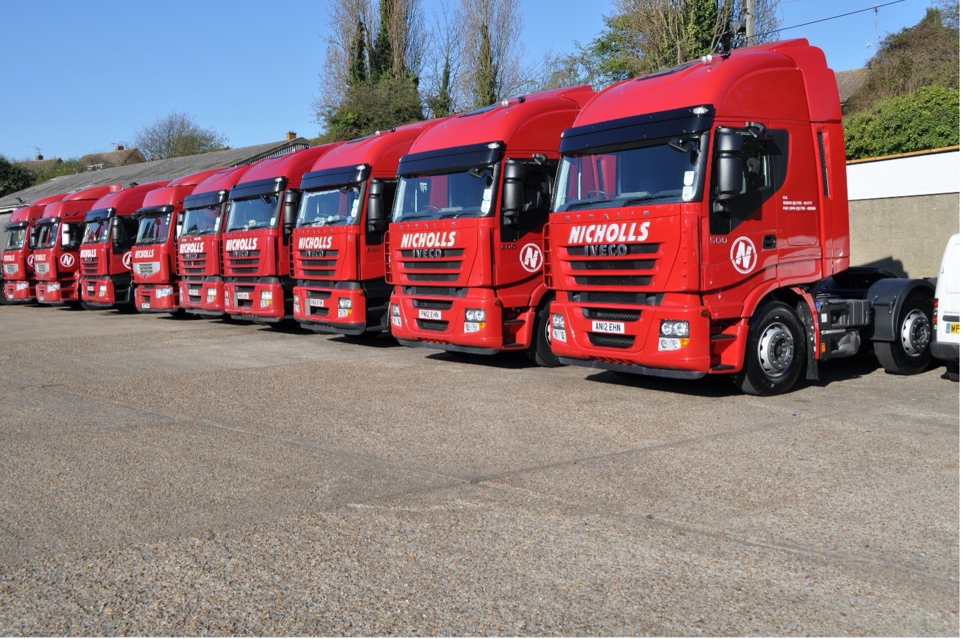 purchase of 12 additional trucks